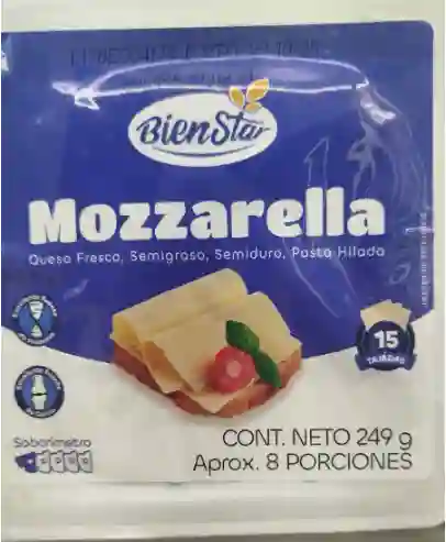 Bien Star Queso Mozzarella en Tajadas