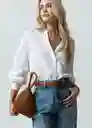 Camisa Pombi Mujer Crudo Puro Claro Talla S 512G330 Naf Naf