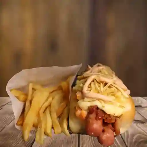 Combo perro especial + papas fritas