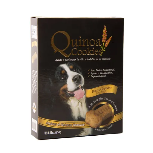 Quinoa Cookies Snack para Perro Galleta para Raza Grande