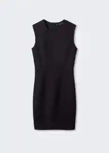 Vestido Paloma Negro Talla XL Mujer Mango