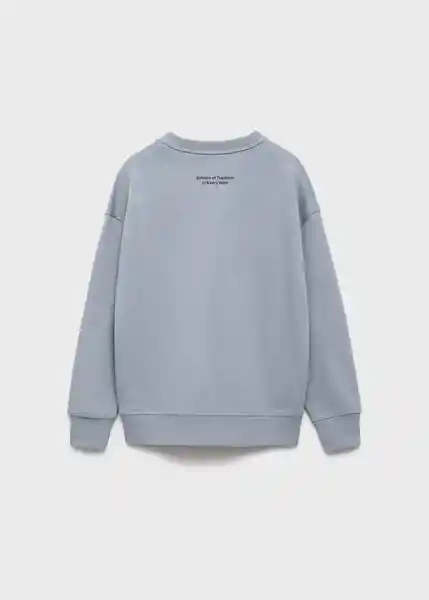 Buzo Sudadera Kyoto Azul Talla 12 Niños Mango
