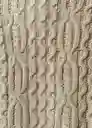 Buzo Tejido Mujer Beige Albarizo Medio Talla L 482G007 Naf Naf