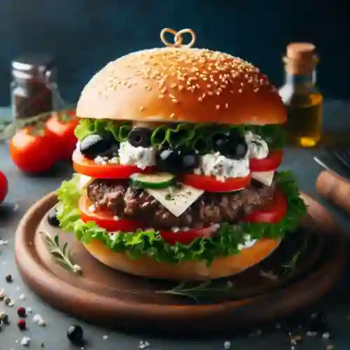 Hamburguesa Tzatziki.