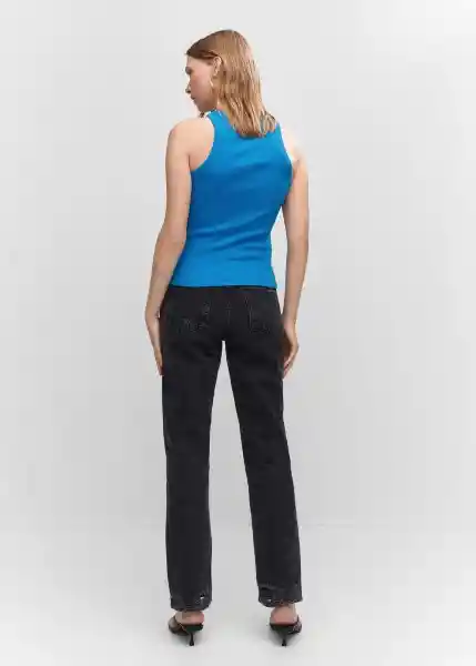 Top Boni Azul Talla S Mujer Mango