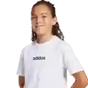 Adidas Camiseta Manga Corta Tee 160 de Niño Blanco Talla S