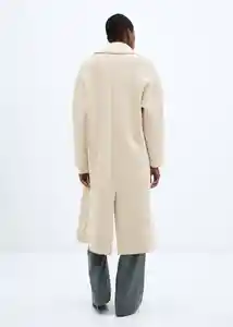 Abrigo Ringo Piedra Talla XL Mujer Mango