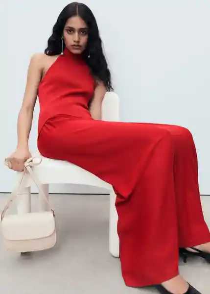 Vestido Marti Rojo Talla M Mujer Mango