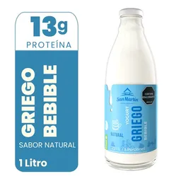 San Martin Yogurt Griego Bebible Sabor Natural