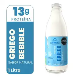 San Martin Yogurt Griego Bebible Sabor Natural