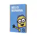 Miniso Cuaderno Con Hebilla Minions Bello Banana 80 Hojas