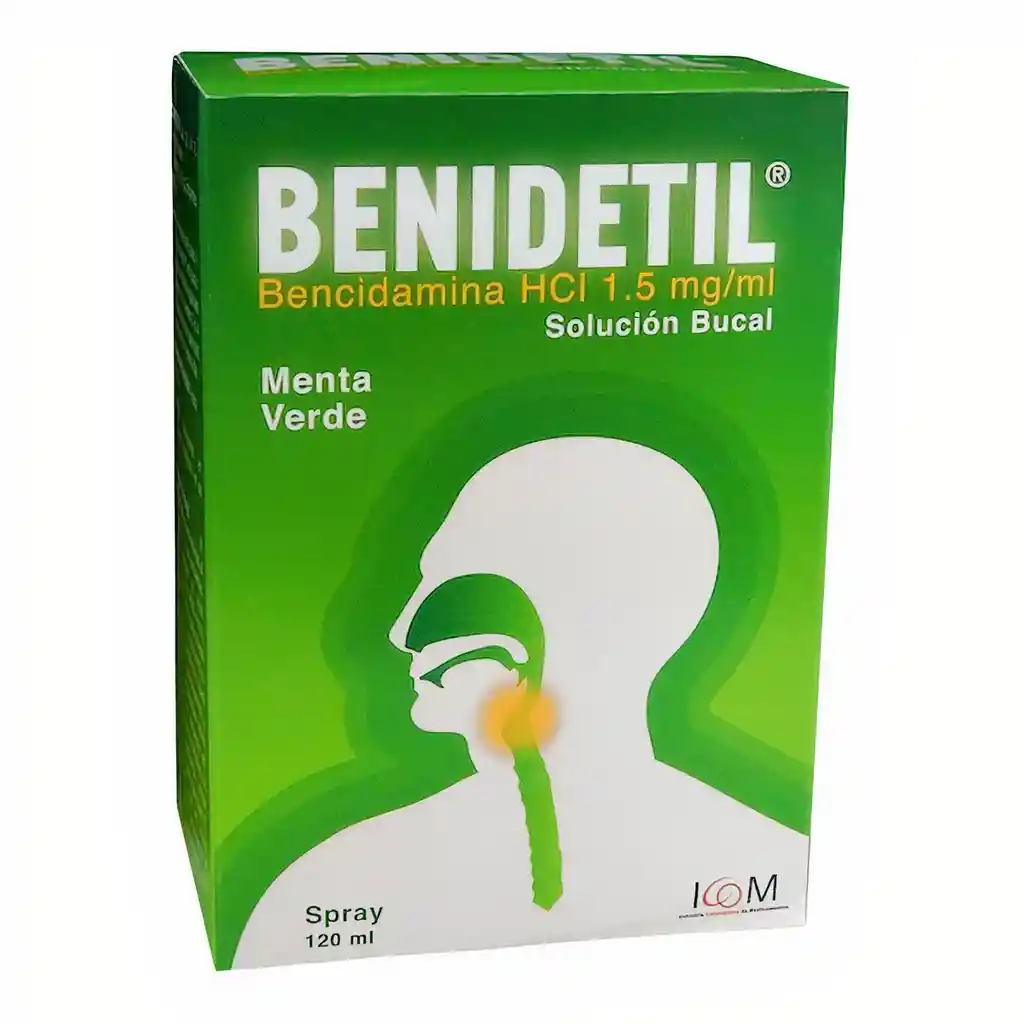 Benidetil Solución Bucal en Spray Sabor Menta Verde