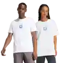 Adidas Camiseta L Drink Manga Corta Hombre Blanco Talla S