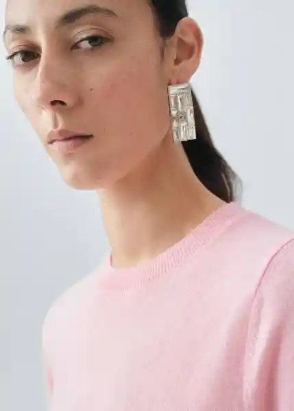 Saco Jersey Taurus Rosa Talla M Mujer Mango