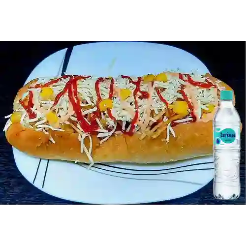 Combo Perro Ranchero + Brisa Sin Gas 600ML