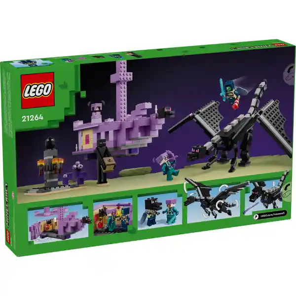 Set Construcción el Dragón Ender y el Barco Del End Lego
