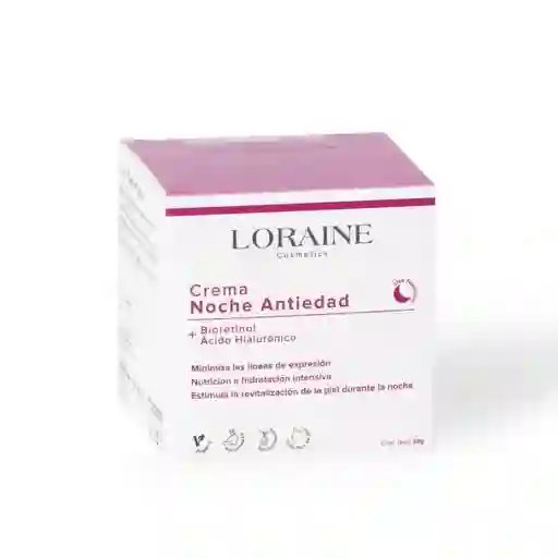 Loraine Cosmetics Crema Noche Biorerinol + Ácido Hialurónico