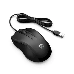 Hp Mouse Alámbrico Negro 100