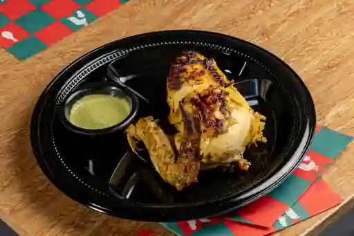 1/4 de Pollo a la Parrilla con Papas