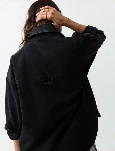 Chaqueta Mafil Mujer Negro Puro Ultraoscuro T.S 423F381 Naf Naf