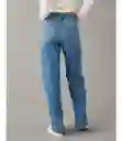 Jean Super High Rise Leg Mujer Azul T. 6 REGULAR American Eagle