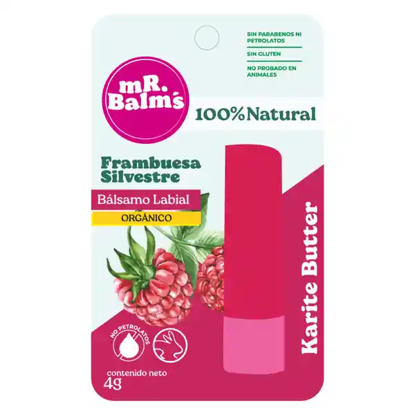 Mr. Balms Labial Bálsamo Frambuesa Silvestre