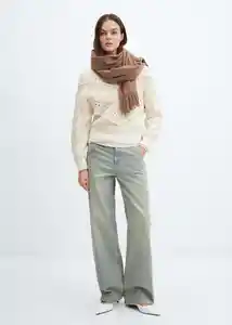 Buzo Jersey Misa Crudo Talla S Mujer Mango