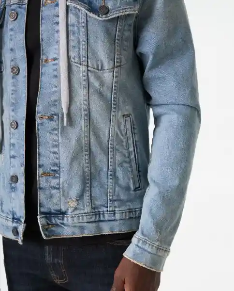 Chaqueta Hombre Azul Talla M 522G006_AZU114604 Americanino
