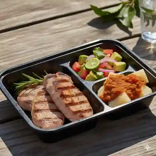 Lomo de cerdo a la parrilla