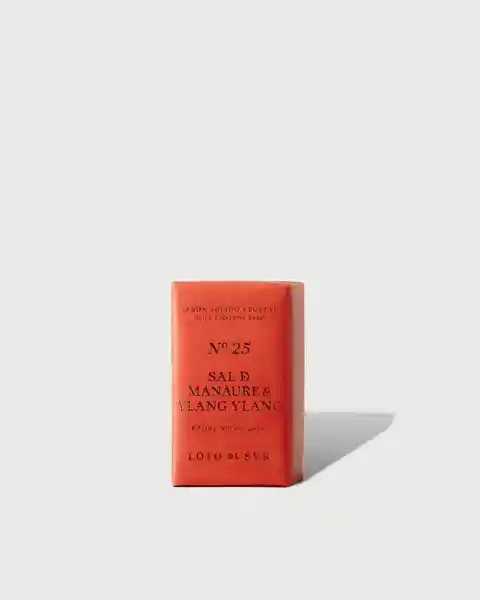 Jabón Solido Vegetal Sal De Manaure & Ylang Ylang