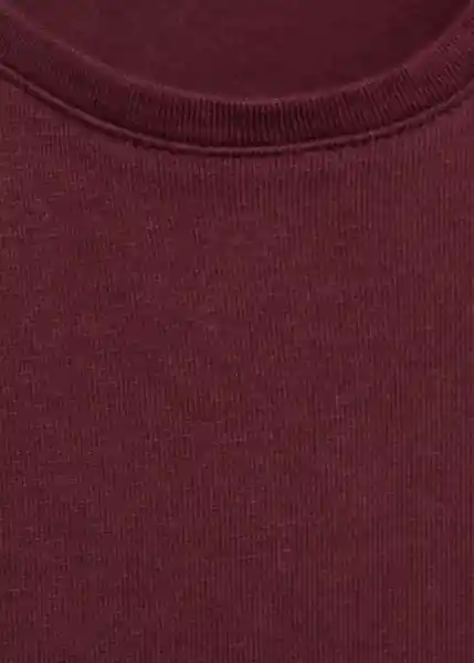 Vestido Ferti Burdeos Talla XS Mujer Mango