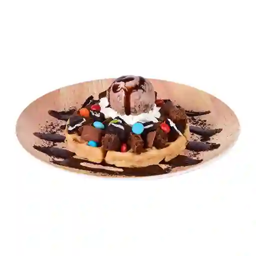 Waffle Nutella y Banano