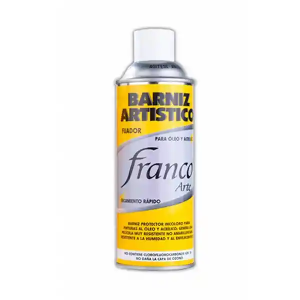 Franco Arte Barniz Fijador Brillante Para Óleo y Acrílico 300 cc