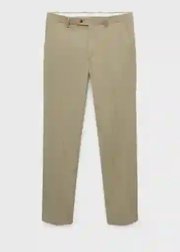 Pantalón Milan Verde Talla 46 Hombre Mango