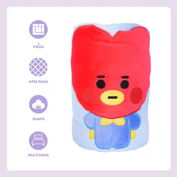 Manta 3D Baby Tata Serie Bt21 Miniso