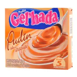 Gel'hada Mezcla en Polvo Pudin Sabor Arequipe