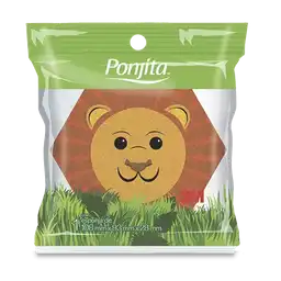 Ponjita Esponja de baño infantil Animales