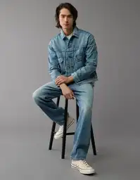 Chaqueta Hombre Azul Talla: MEDIUM 1728400 American Eagle