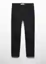 Pantalón Jean Jude Tejano Negro Talla 42 Hombre Mango