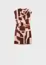 Vestido Carlota2 Crudo Talla M Mujer Mango