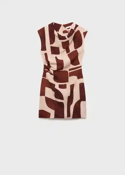 Vestido Carlota2 Crudo Talla M Mujer Mango