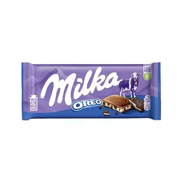 Milka Chocolate Relleno Con Oreo