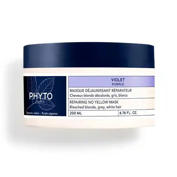 Phyto Mascarilla Antiamarilleo Reparadora Violeta