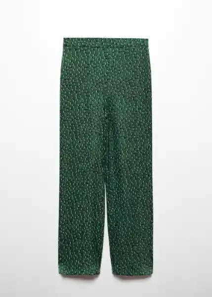 Pantalón Slay-w Verde Talla XL Mujer Mango