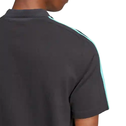 Adidas Camiseta Polo F1 Mercedes Benz de Hombre Negro Talla S