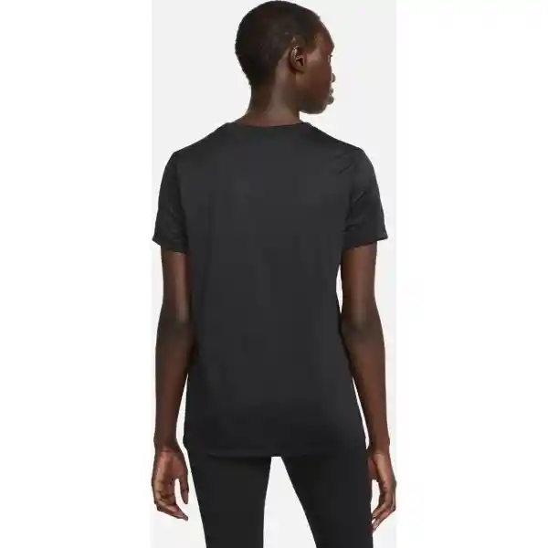 Nike Camiseta Dri-Fit Tee Rlgd Lbr Para Mujer Negro Talla S