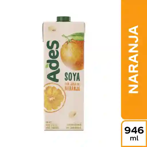 Bebida de Soya Ades Naranja 946ml