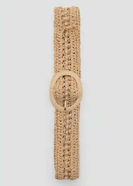 Cinturón Dorian Beige Talla S Mujer Mango