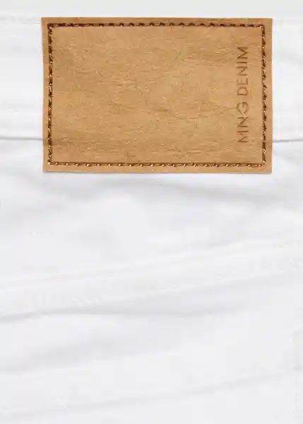 Bermuda Nepto Blanco Talla 36 Hombre Mango