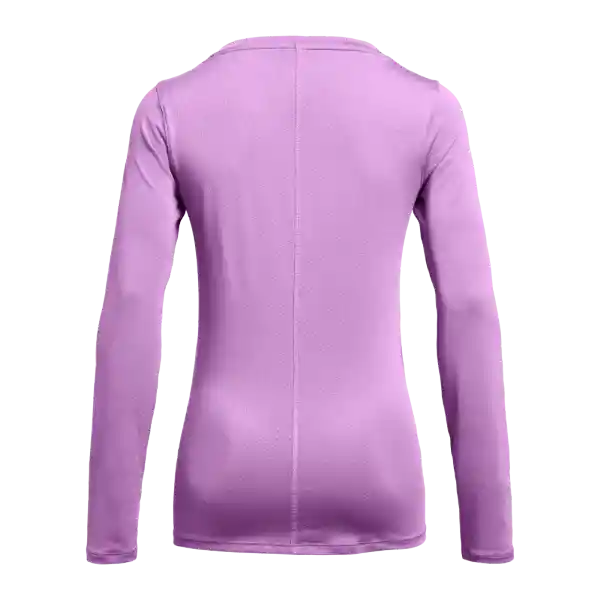 Under Armour Camiseta Long Sleeve Morado Mujer Talla MD